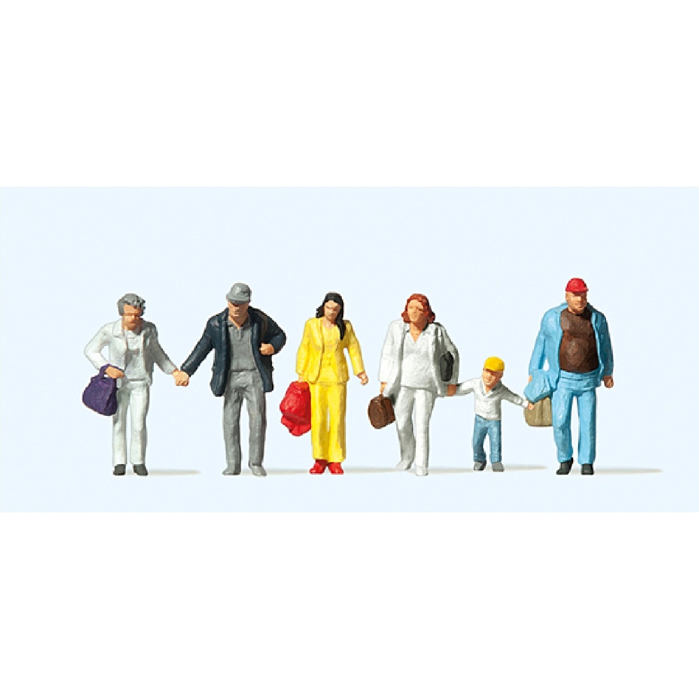 Walking passers-by