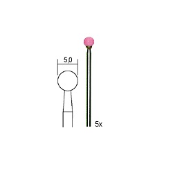 Alumiinioksidiset hiomapuikot 5mm 5kpl