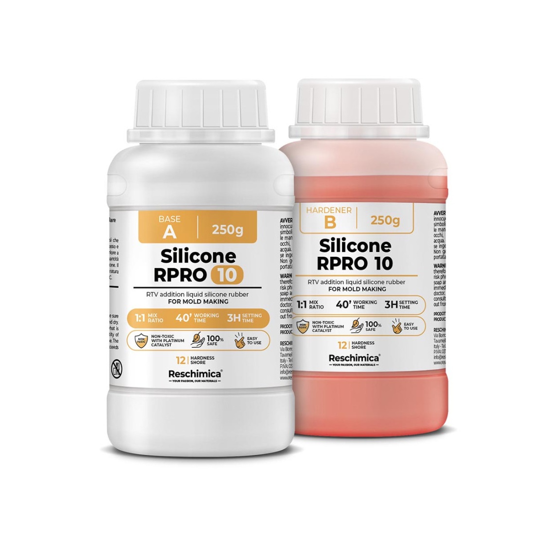 Reschimica R PRO 10 muottisilikoni 1kg