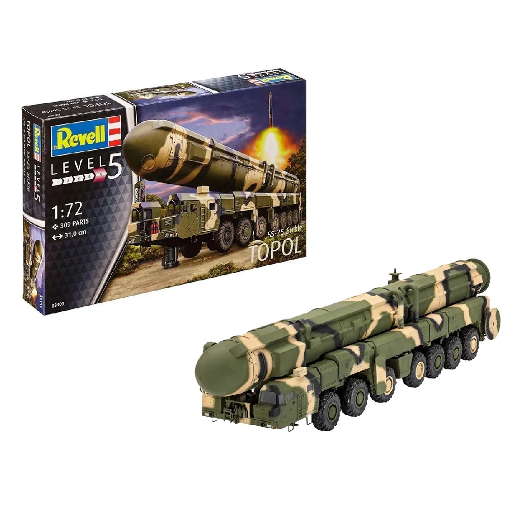 RT-2PM Topol (SS-25 Sickle) ICBM ja MAZ-7917 TEL 1:72