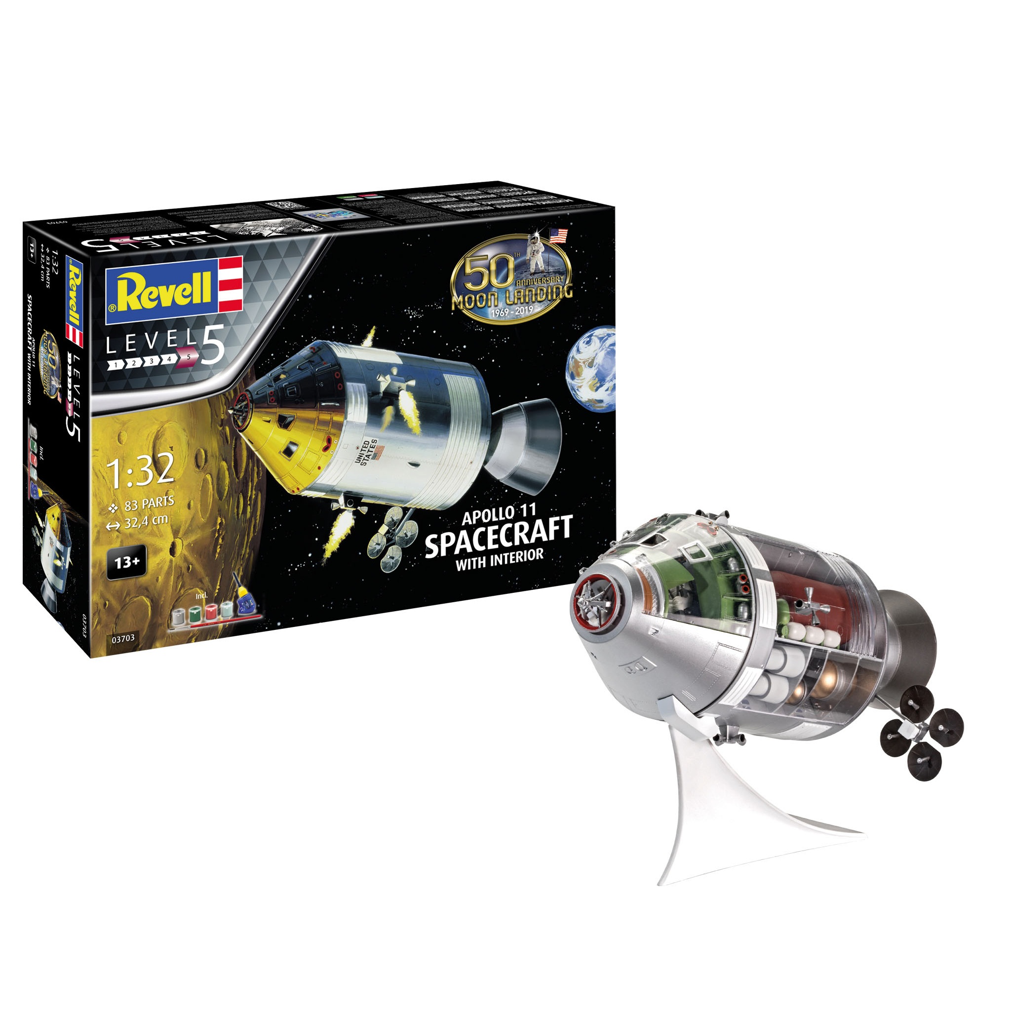 North American Apollo Command and Service Module CSM-107 "Columbia" 1:32