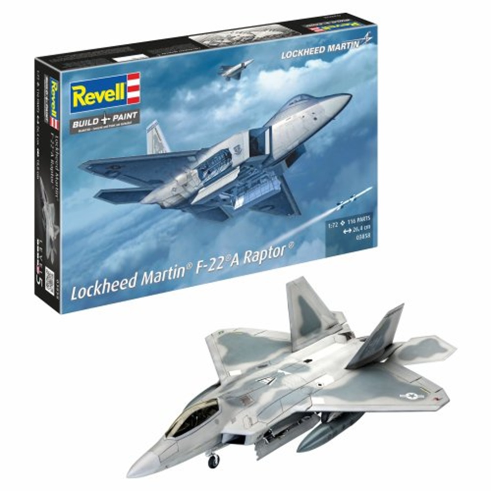 Lockheed Martin F-22A Raptor 1:72