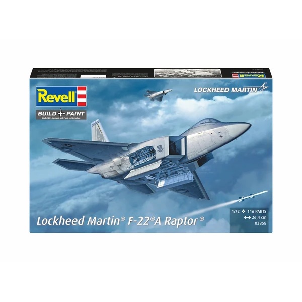 Lockheed Martin F-22A Raptor 1:72