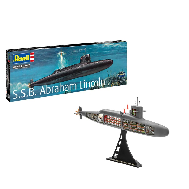 USS Abraham Lincoln SSBN-602 with interior 1:253