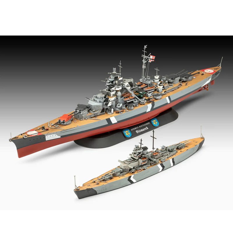 Alternative view of The Legendary Bismarck 1:700 & 1:1200 Starter Set