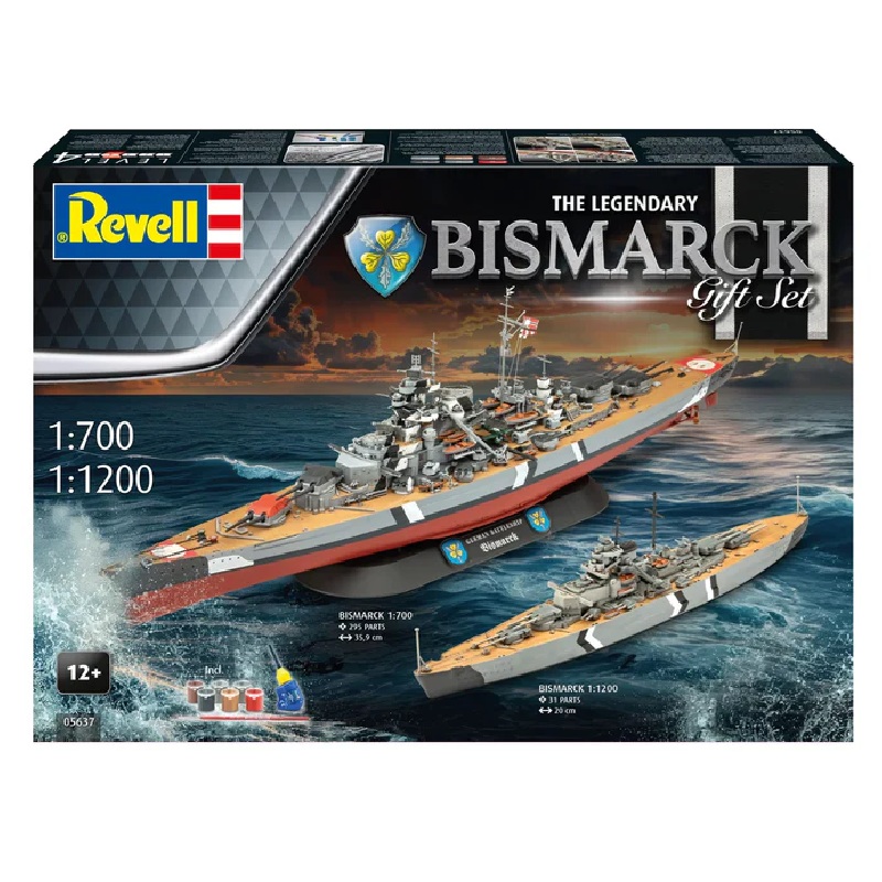 The Legendary Bismarck 1:700 & 1:1200 Starter Set