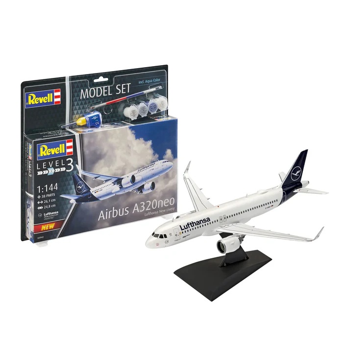 Airbus A320neo Lufthansa New Livery 1:144 Starter