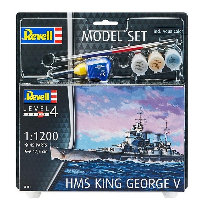 HMS King George V 41 1:1200 Starter Set
