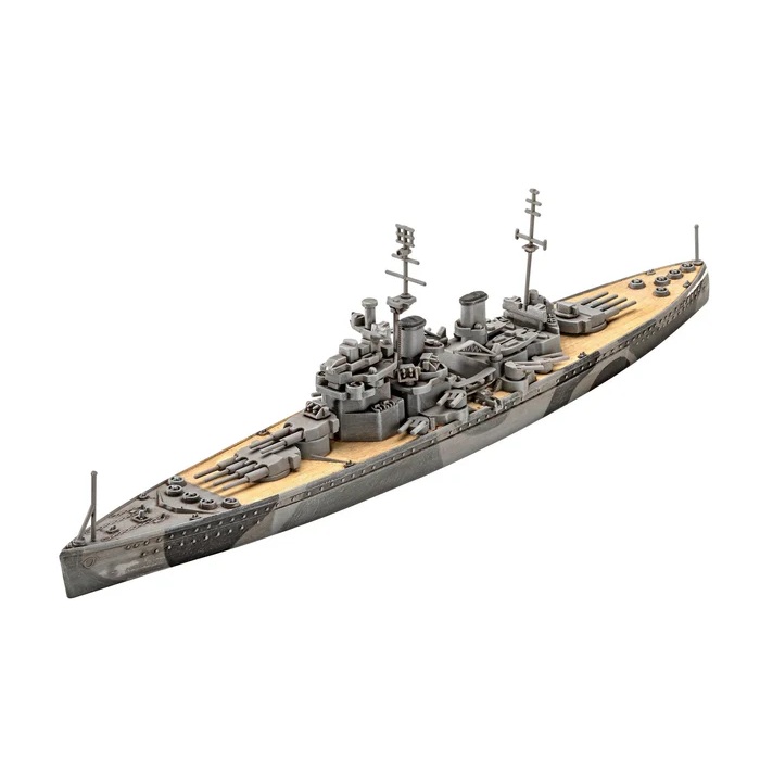 Alternative view of HMS Duke of York 17 1:1200 Starter Set