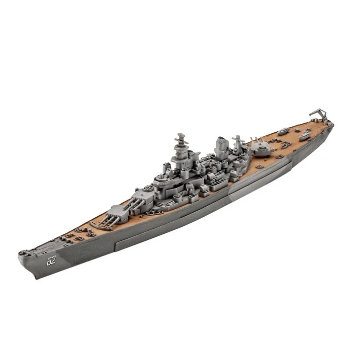 Alternative view of USS New Jersey BB-62 1:1200 Starter