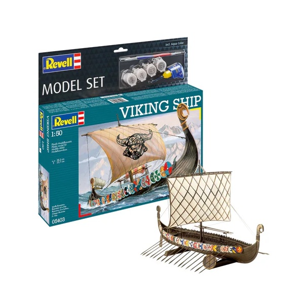 Viikinkilaiva "Karv" 1:50 Starter Set