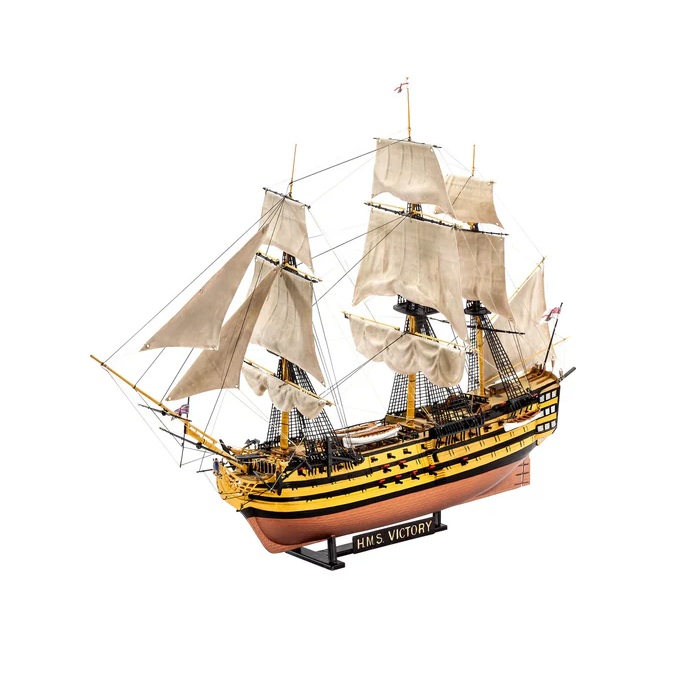 Alternative view of HMS Victory 1:225 Starter Set