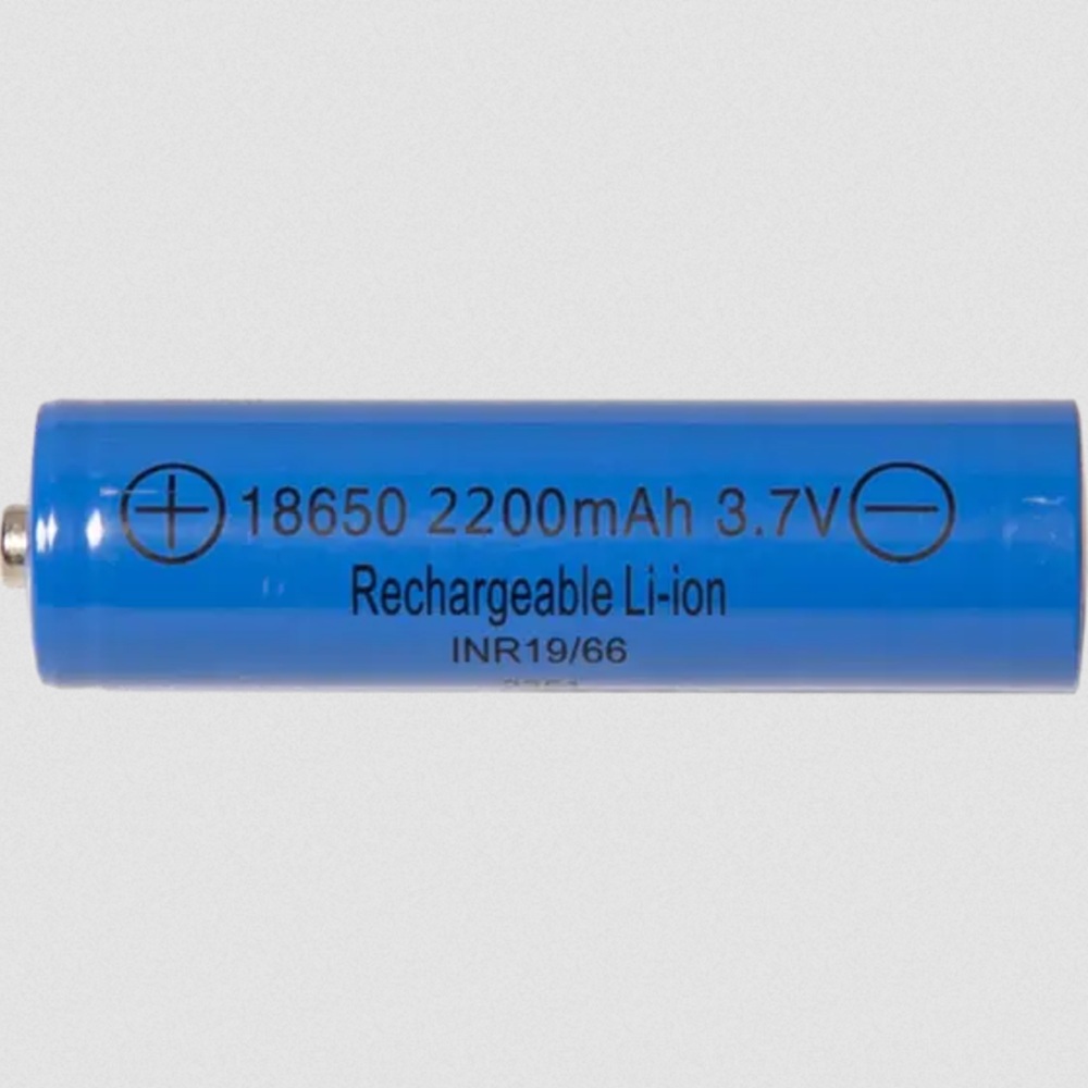 3.7V LiIon-akkukenno 2200mAh 1kpl - STAR 18650