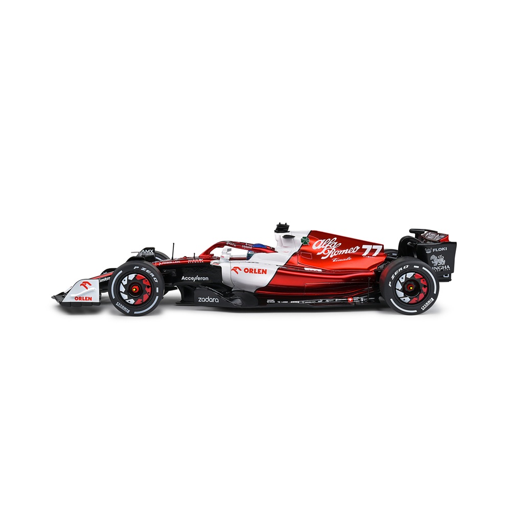 Alternative view of 2022 Alfa Romeo C42 - Emilia Romagna GP No.77 Valtteri Bottas SUOMI