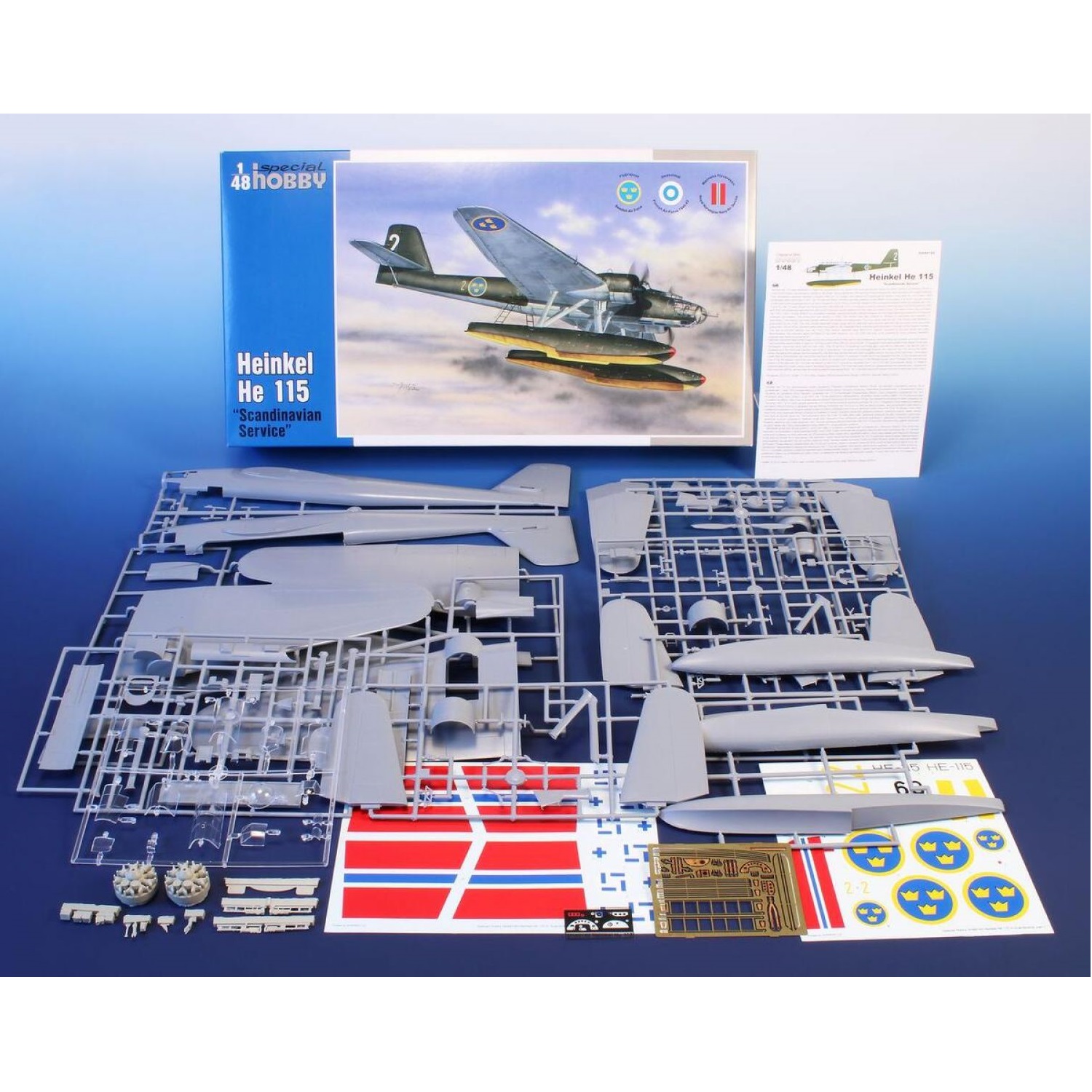 Alternative view of Heinkel He-115 1:48 SUOMI