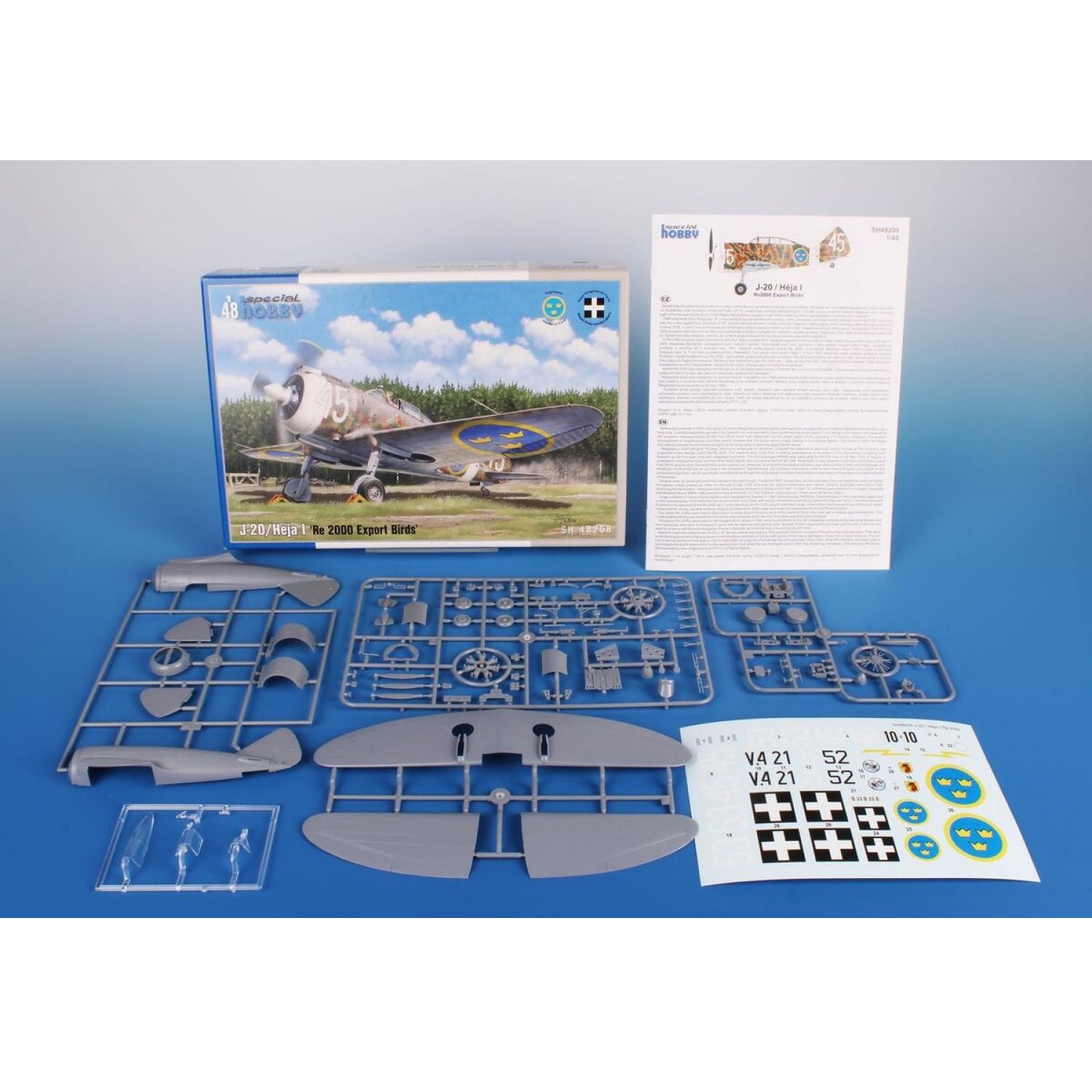 Alternative view of Reggiane Re.2000 Falco I / J 20 Héja 1:48