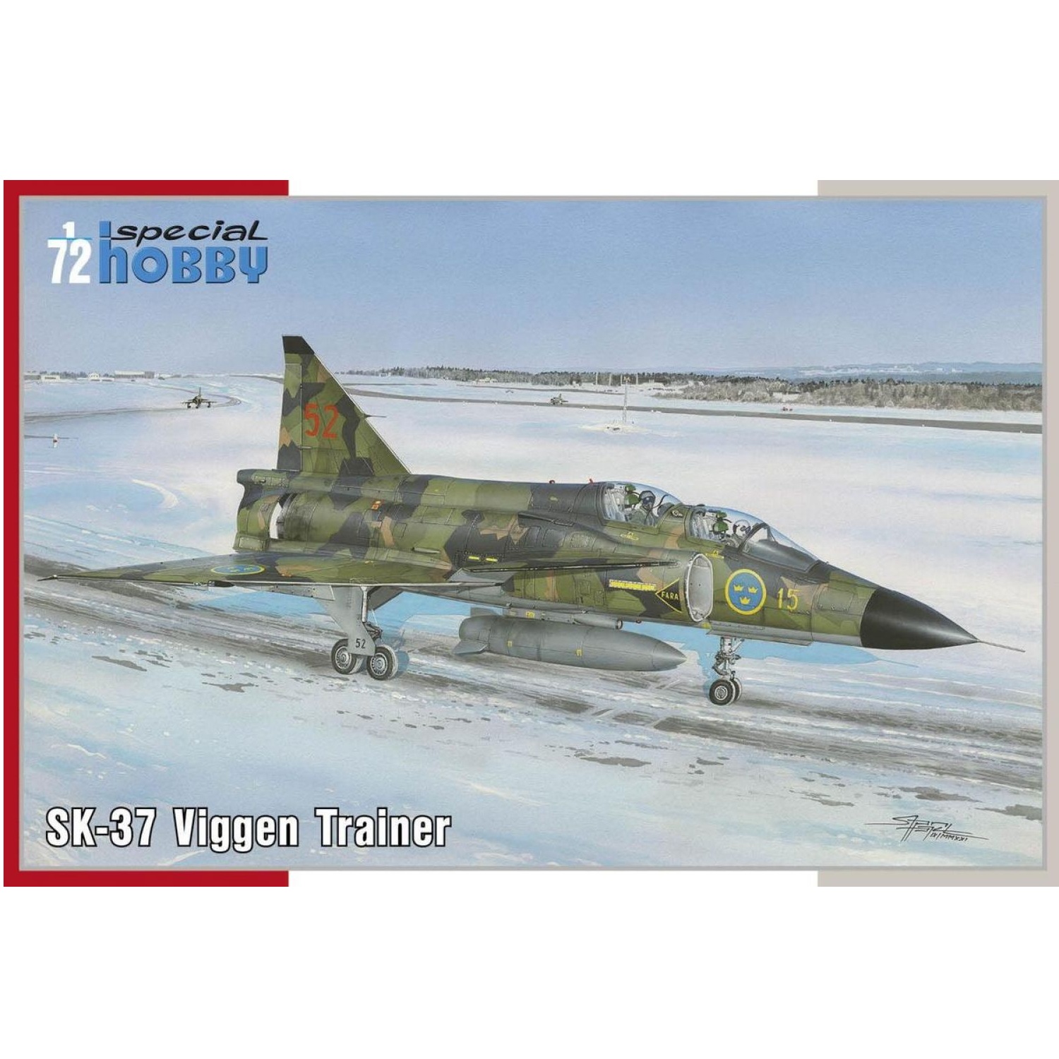 SAAB Sk 37 Viggen Skolflygplan 1:72