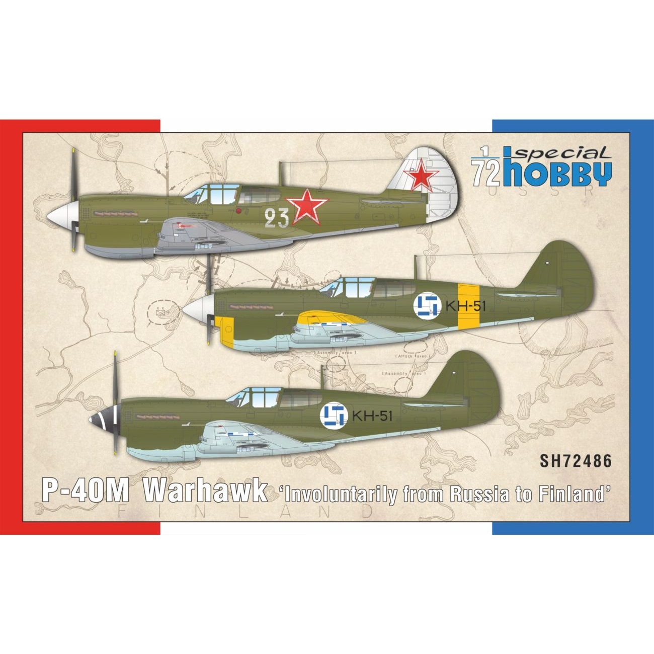 Curtiss P-40M Warhawk 1:72 SUOMI