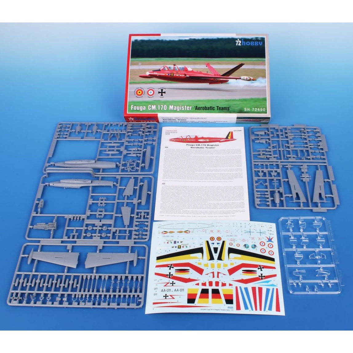 Alternative view of Fouga CM.170 Magister 1:72 - Aerobatic Teams