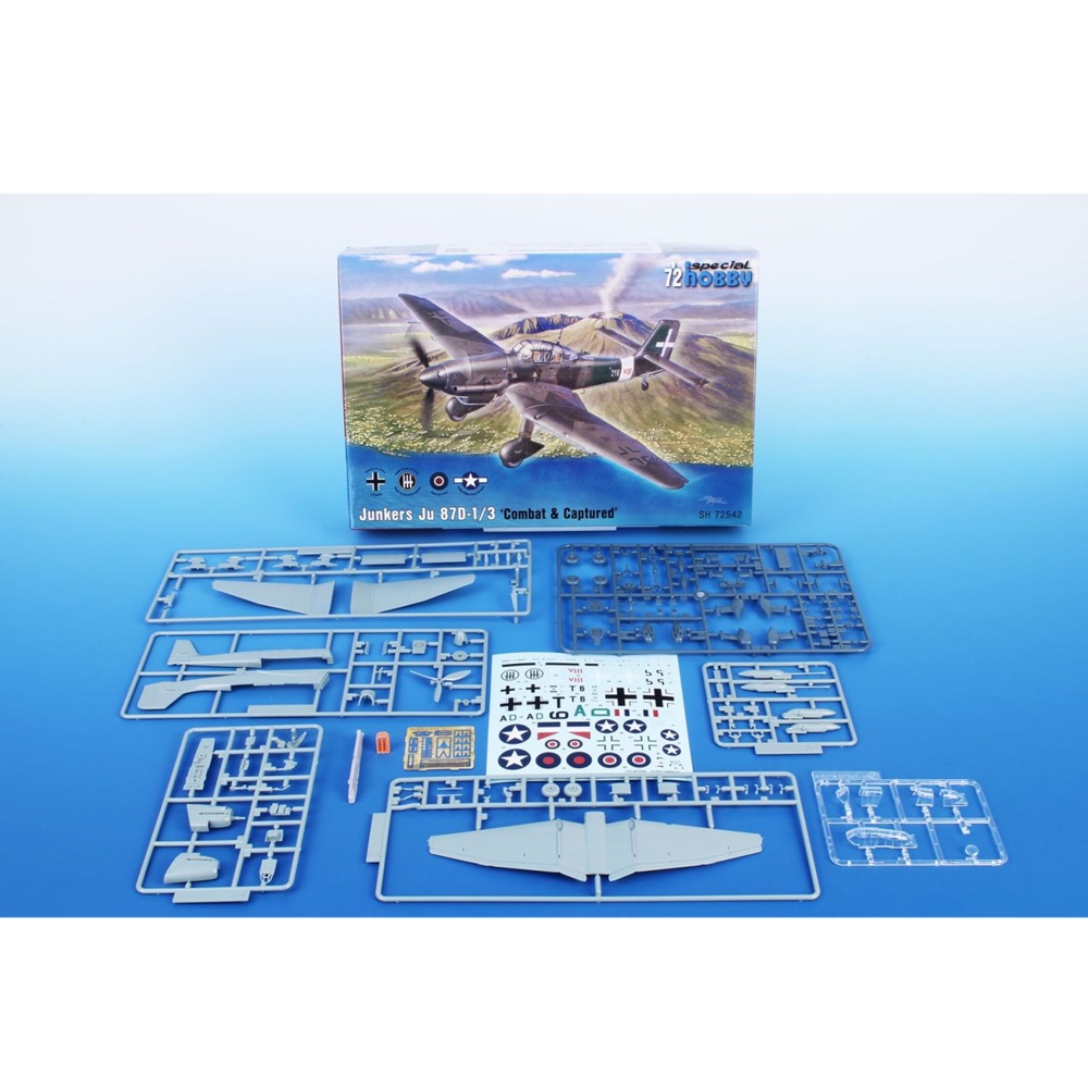 Alternative view of Junkers Ju 87D-1/3 "Combat & Captured" 1:72