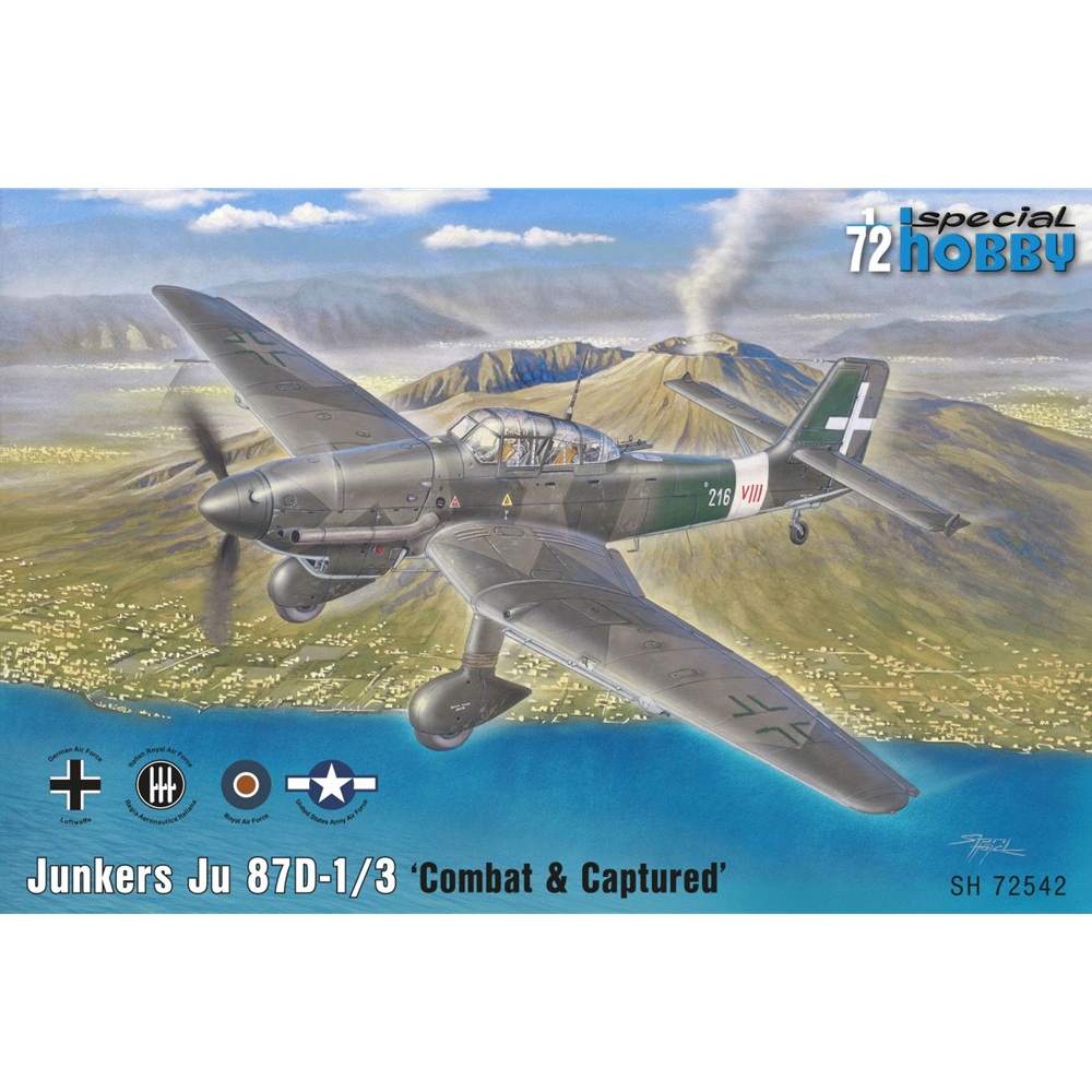 Junkers Ju 87D-1/3 "Combat & Captured" 1:72