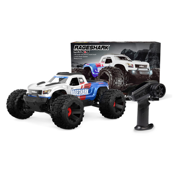Rageshark 4x4 Monster Truck RTR 1:16 - Sininen - Image 4