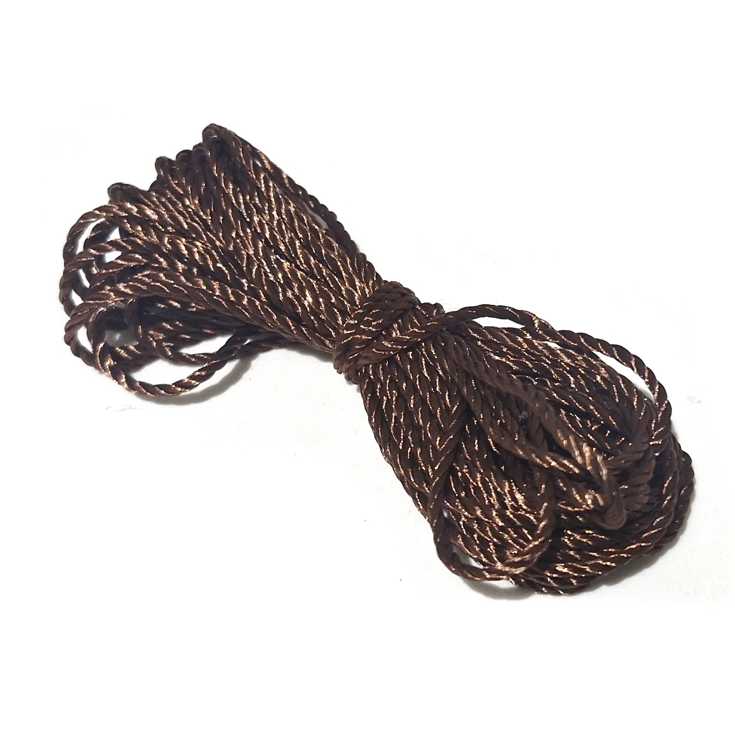 Kierteinen keinokuitunaru 1,5mm 5m - Ruskea