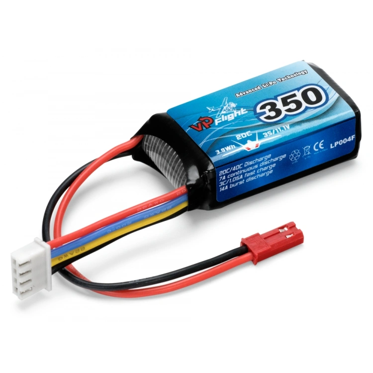 11.1V LiPo-akku 350mAh 20C - VP Flight LP004F