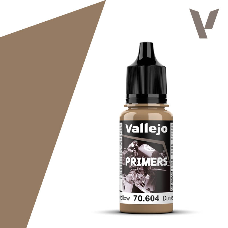 Vallejo Surface Primer - German Dark Yellow