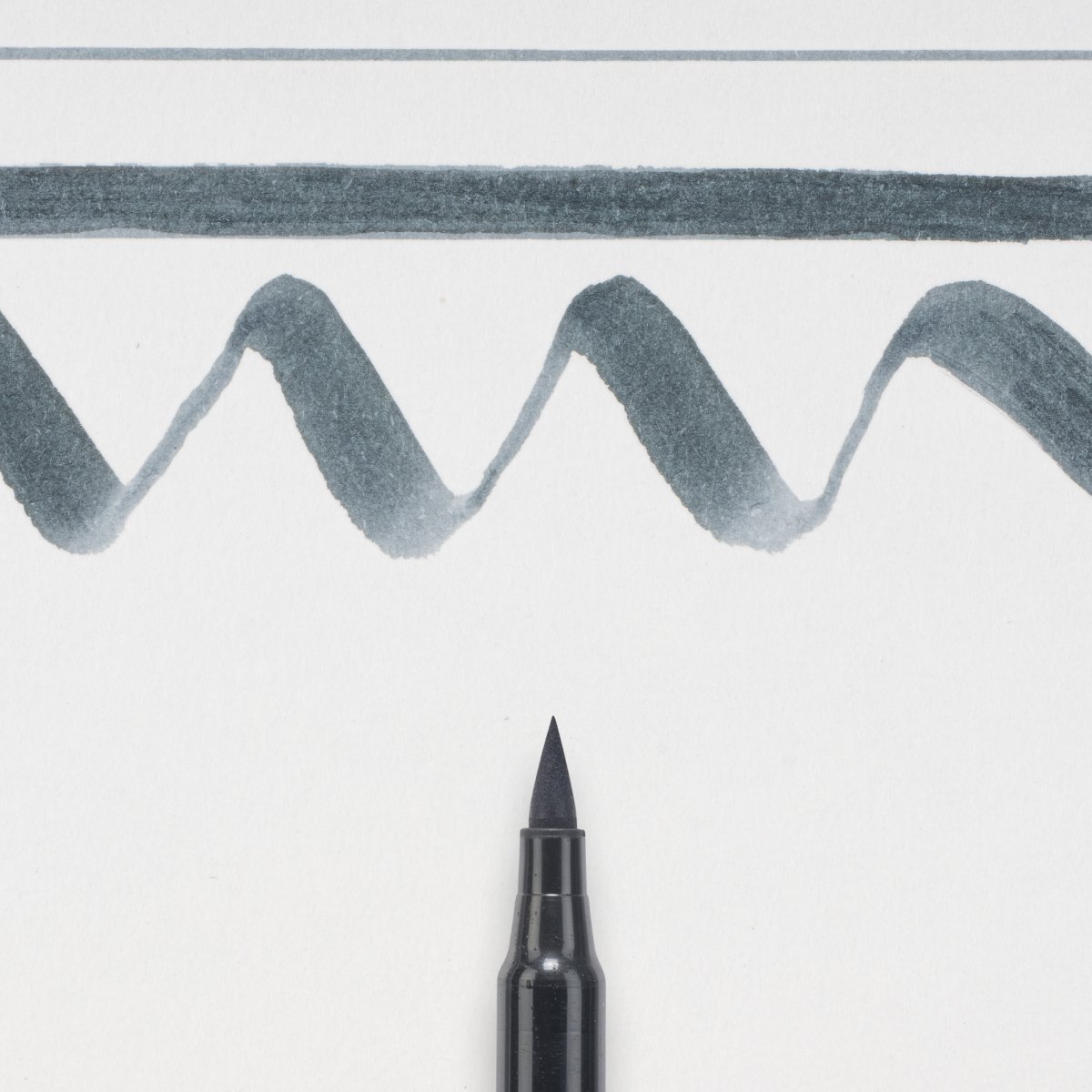 Alternative view of Koi Coloring Brush Pen - Dark cool gray