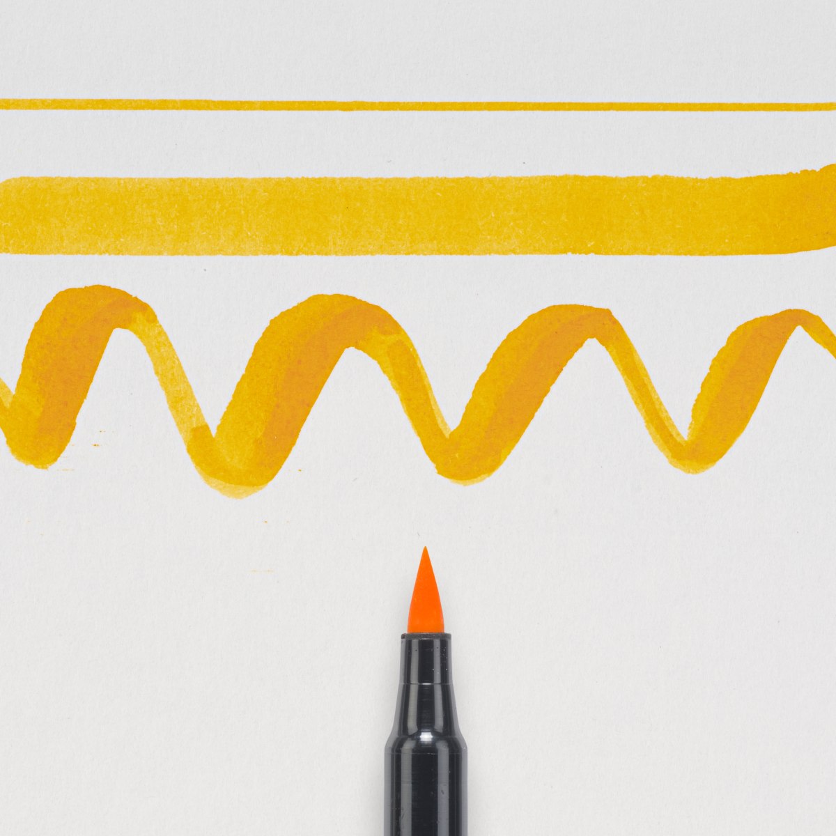 Alternative view of Koi Coloring Brush Pen - Deep yellow