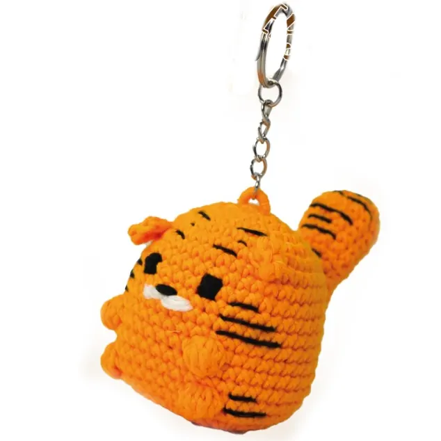 Amigurumi setti avaimenperä - Tiikeri