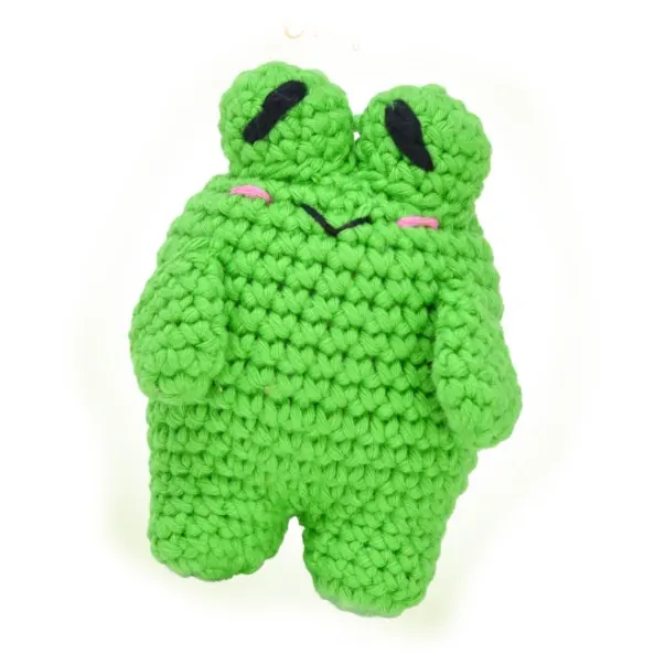 Amigurumi setti avaimenperä - Sammakko