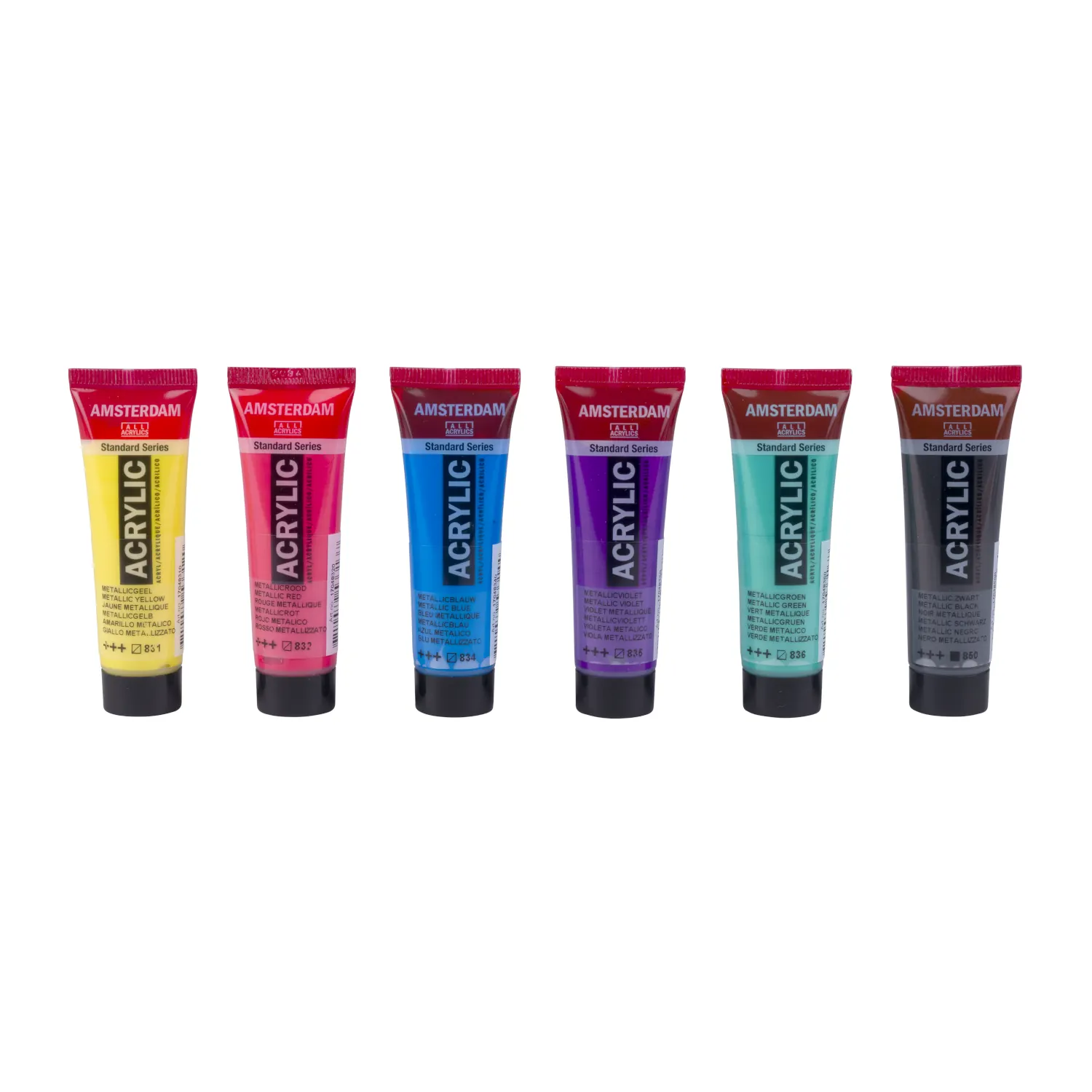 Alternative view of Amsterdam Acrylic lajitelma 6x20ml - Colorful Metallic
