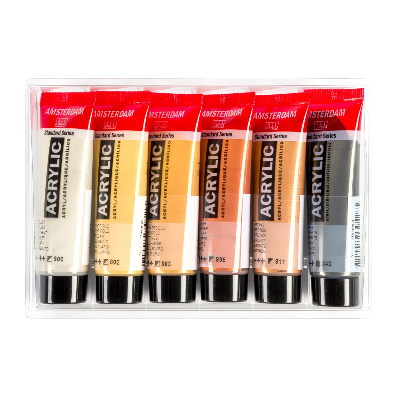 Alternative view of Amsterdam Acrylic lajitelma 6x20ml - Metallic