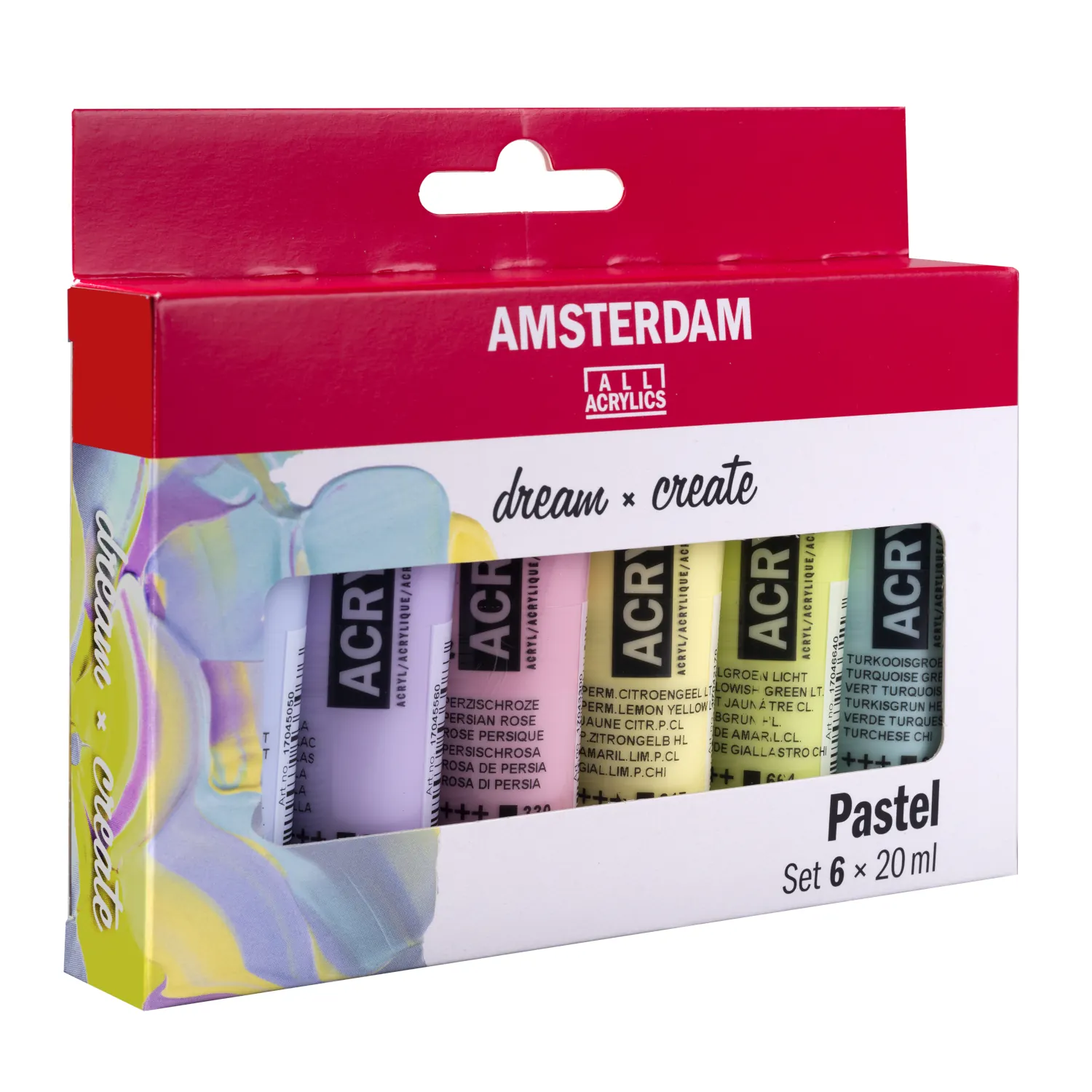 Amsterdam Acrylic lajitelma 6x20ml - Pastel
