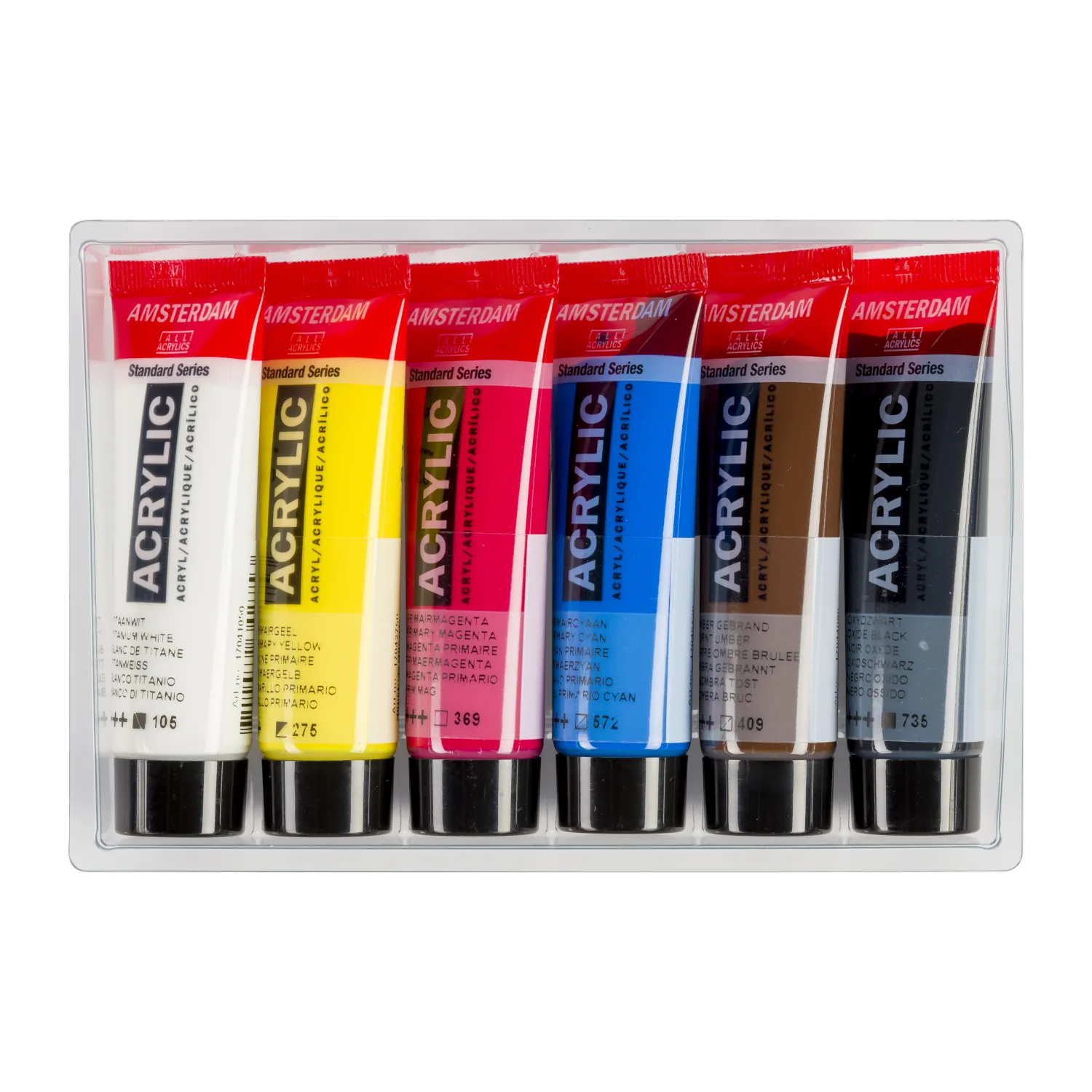 Alternative view of Amsterdam Acrylic lajitelma 6x20ml - Primary