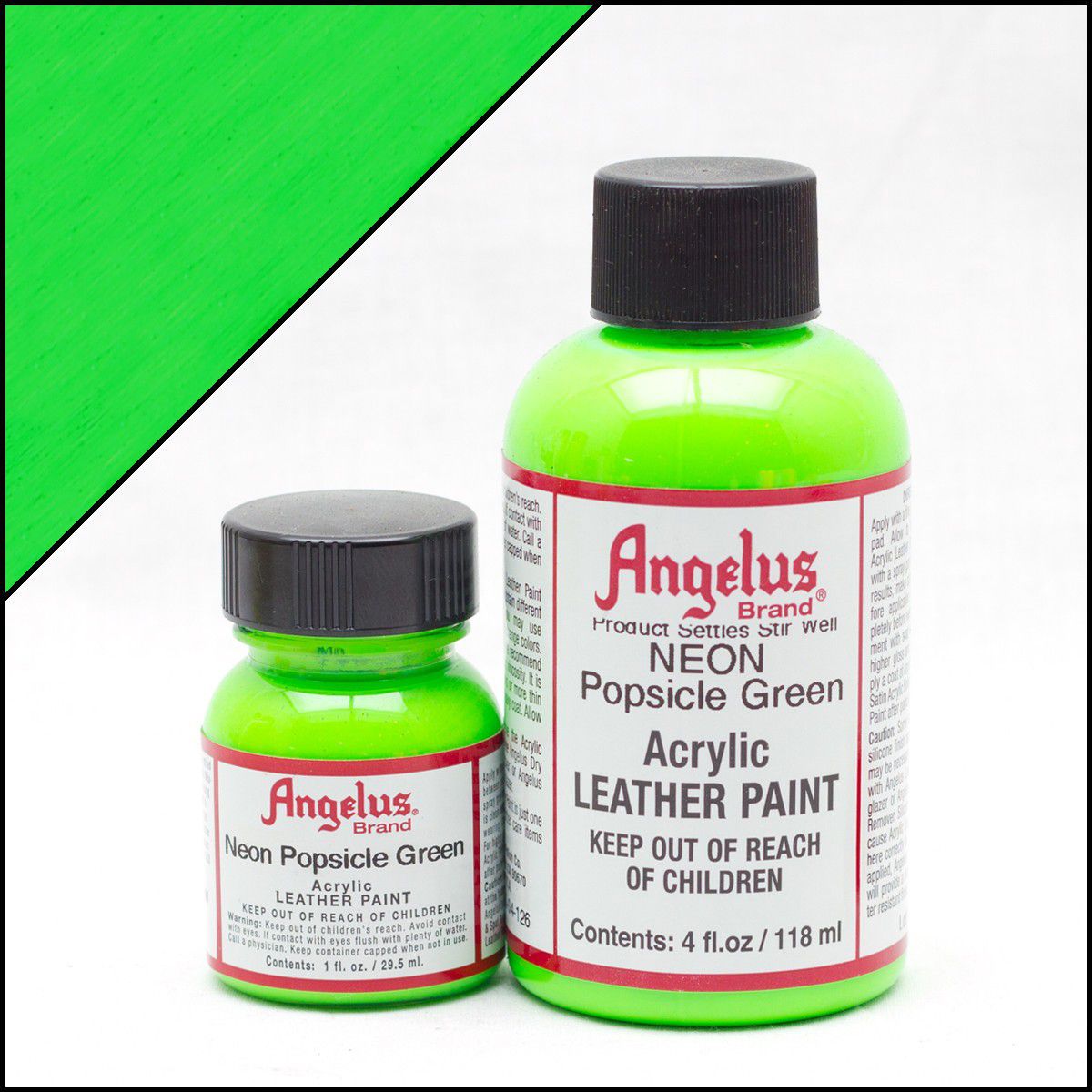 Angelus Nahkamaali - Neon Popsickle Green