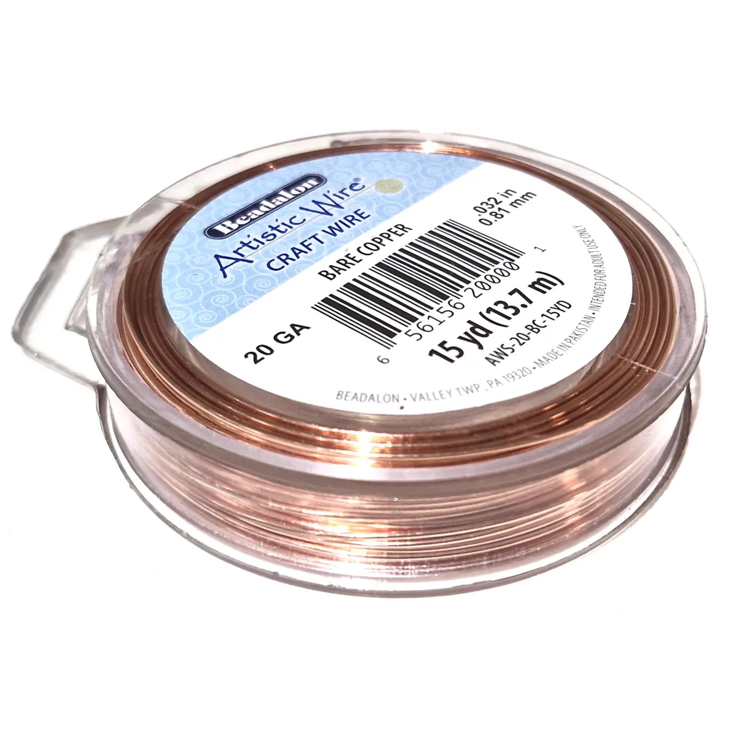 Beadalon Artistic Wire - Kuparilanka 0,81mm 13,7m