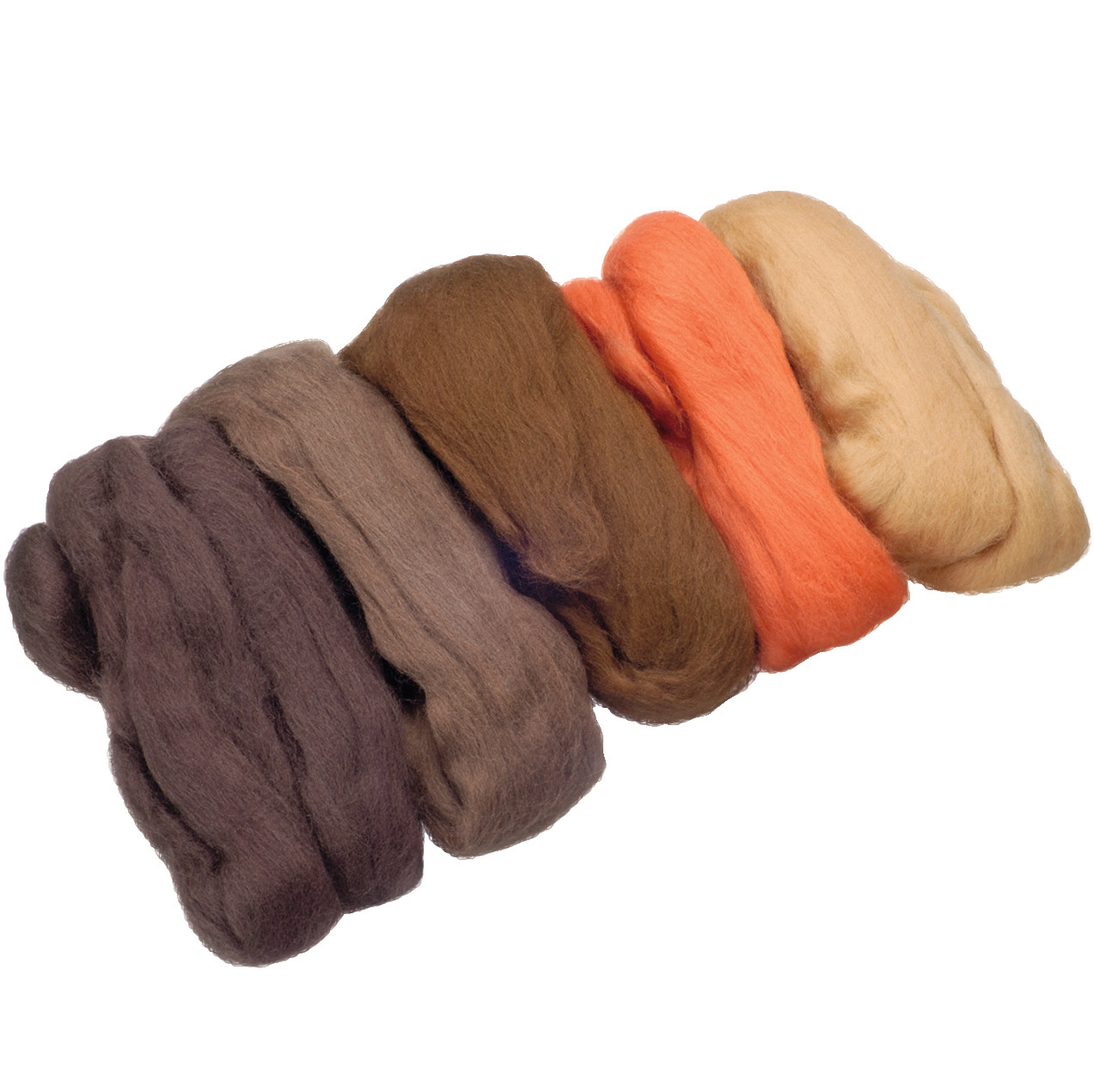 Merinovillalajitelma 50g - Ruskeat