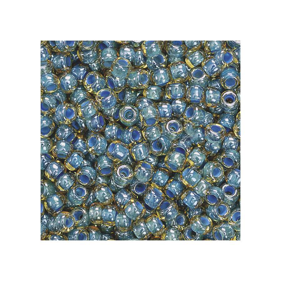 Siemenhelmi 2,5mm - Inside Color Blueish Green