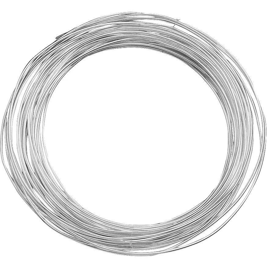 Hopeoitu kuparilanka 1,5mm 1,8m - Kieppi
