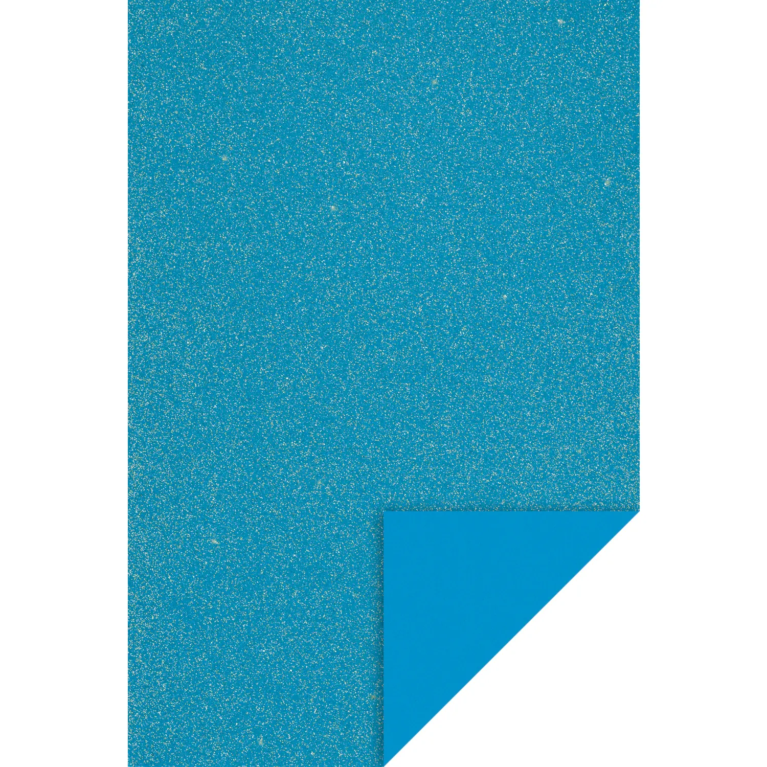 Glitter softis -levy (EVA Foam) 20x30cm - Turkoosi