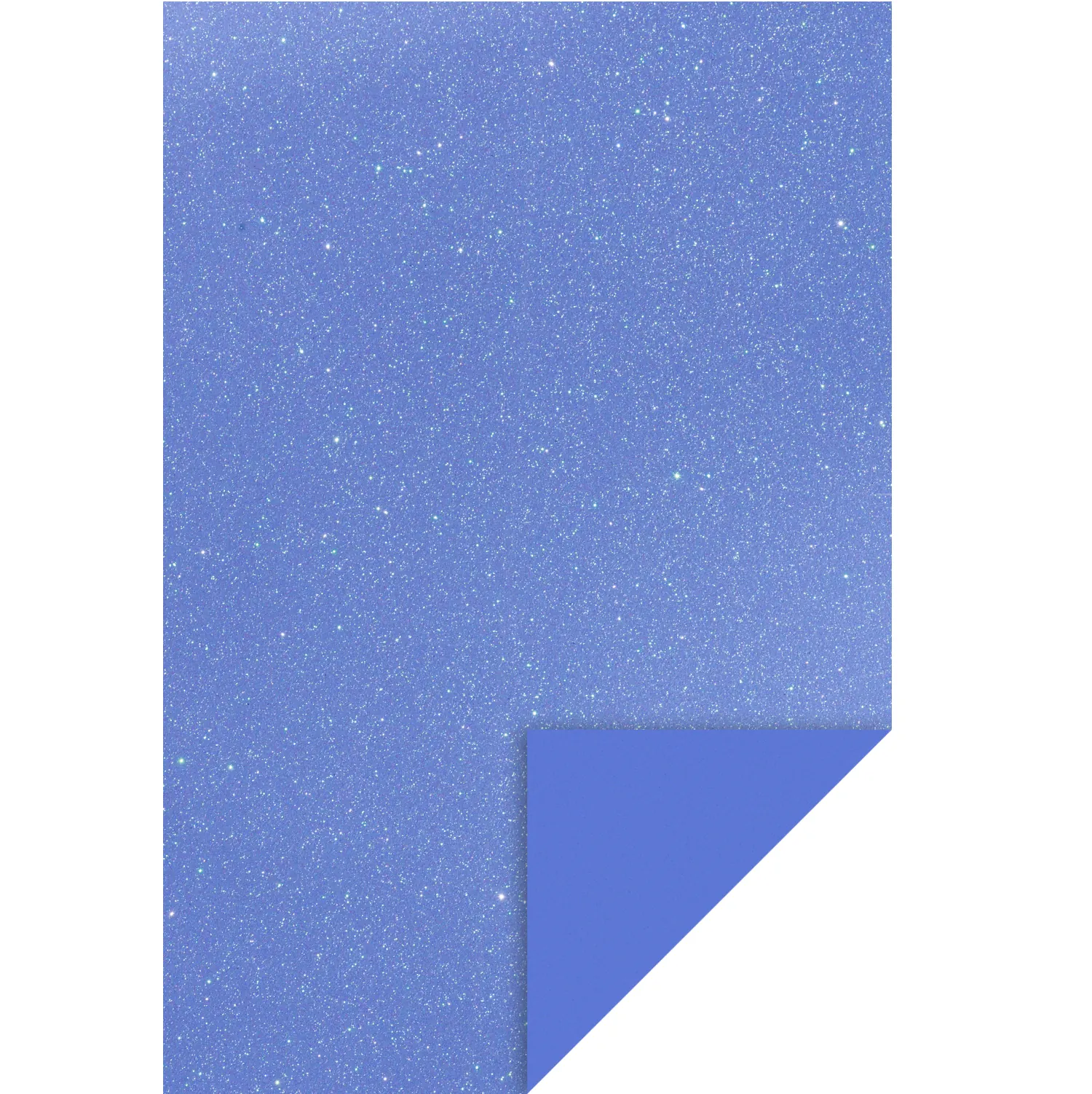 Glitter softis -levy (EVA Foam) 20x30cm - Vaaleansininen