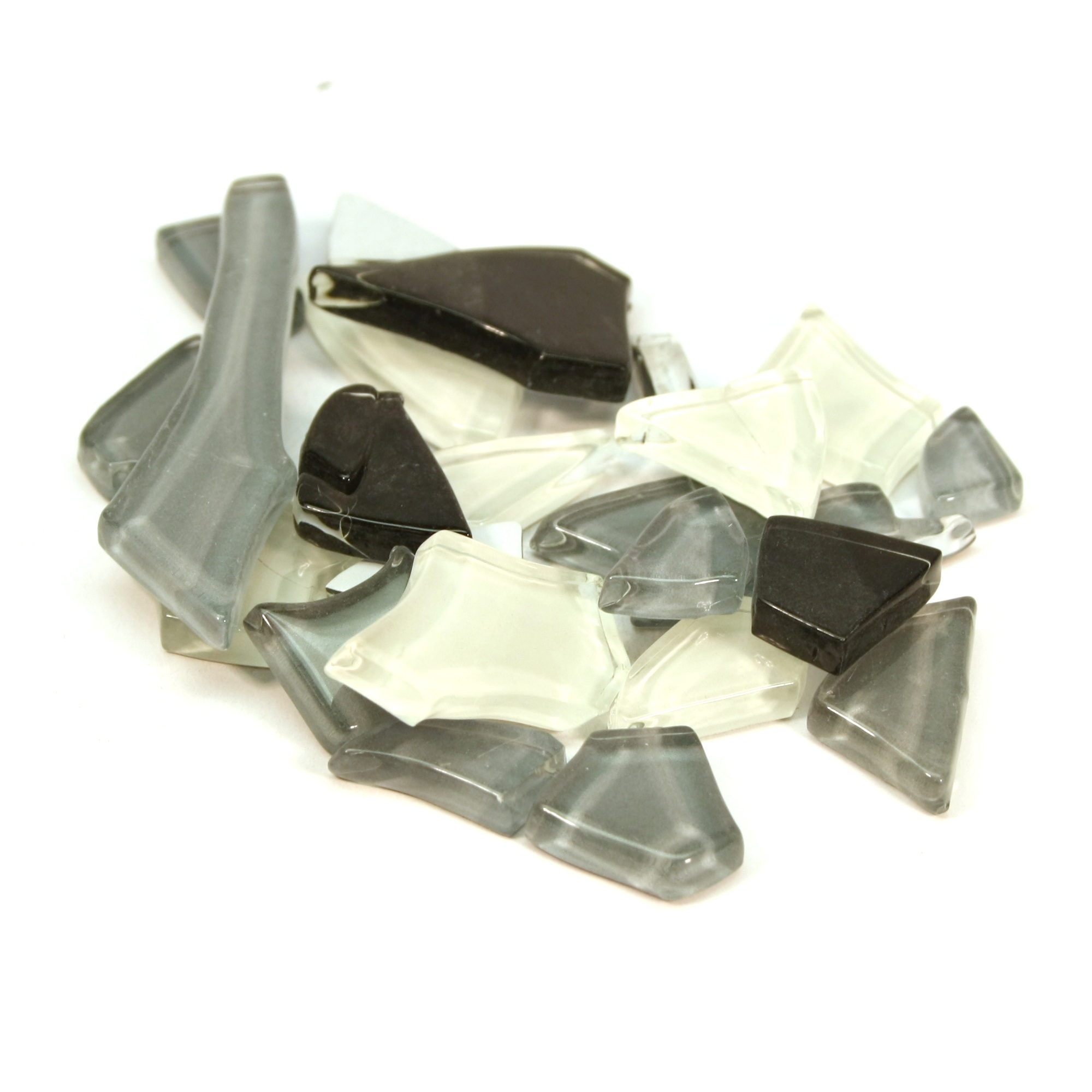 Crash Glass lasimosaiikki - Harmaat sävyt