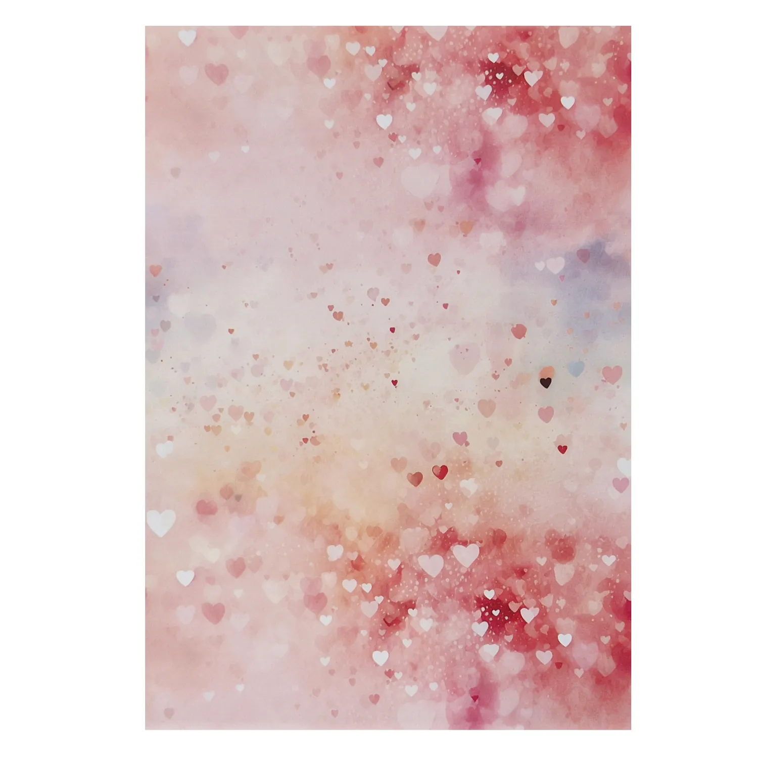 Kuviokartonki A4 5kpl - Sydämet