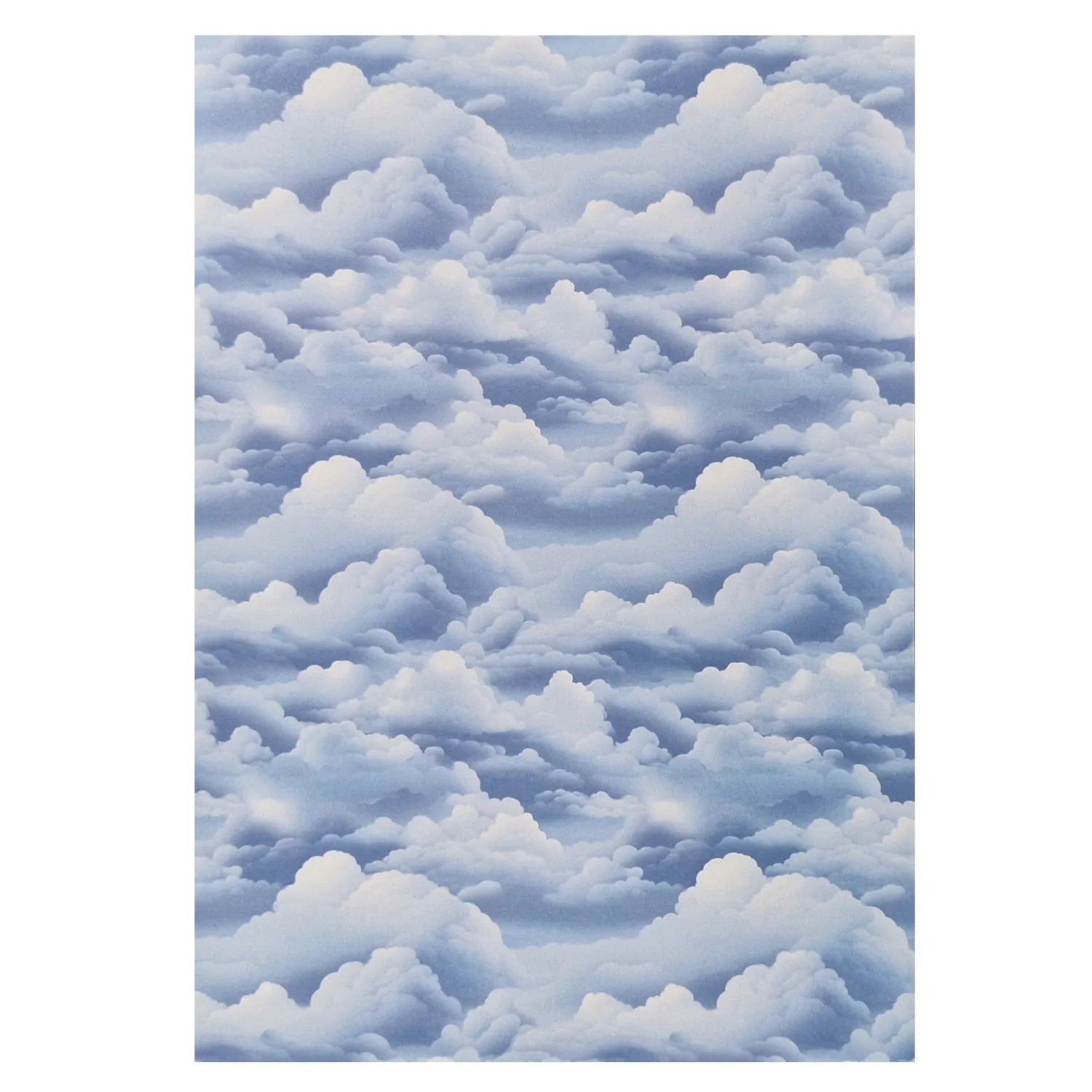 Kuviokartonki A4 5kpl - Vaaleansiniset pilvet