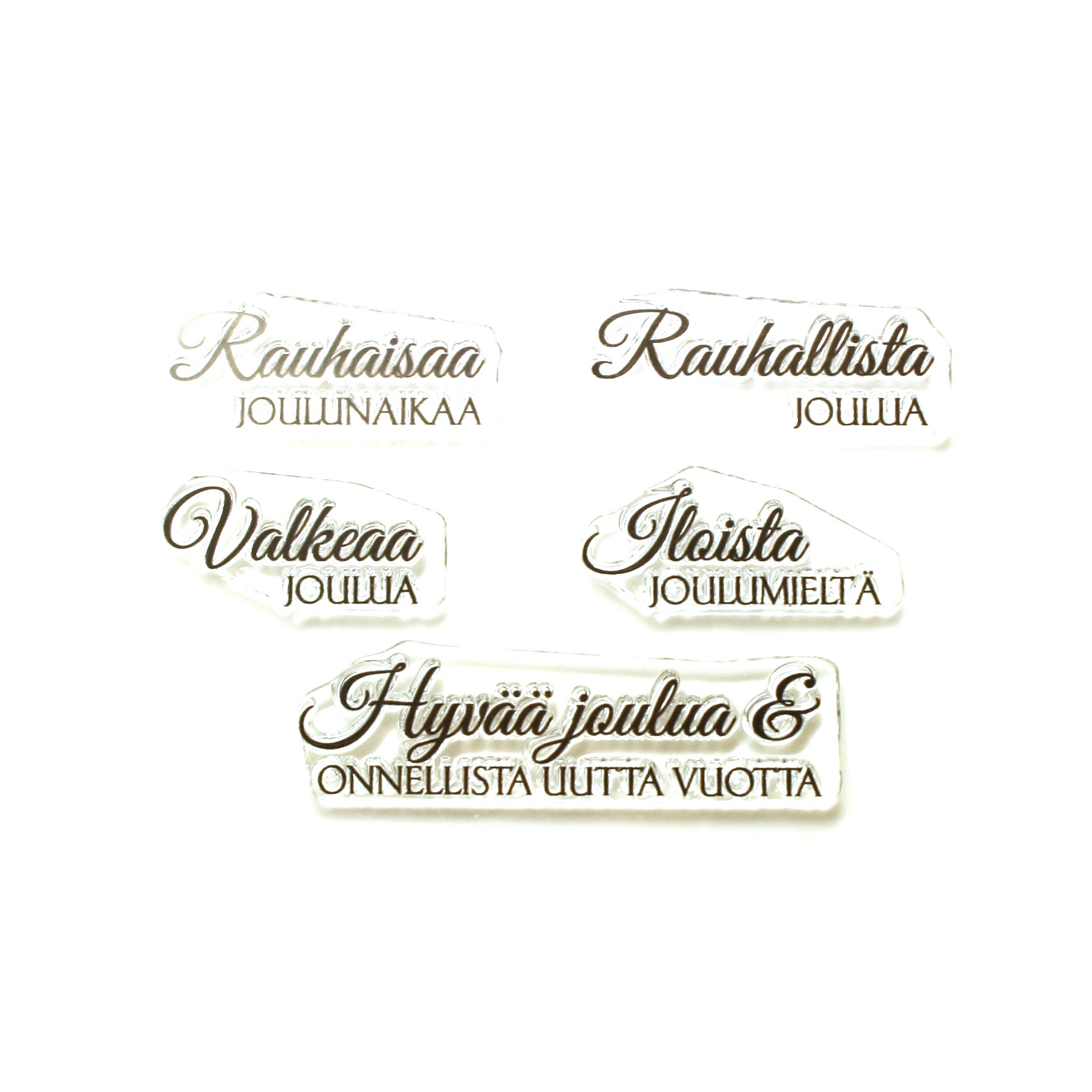 Akryylileimasin - Jouluntoivotukset