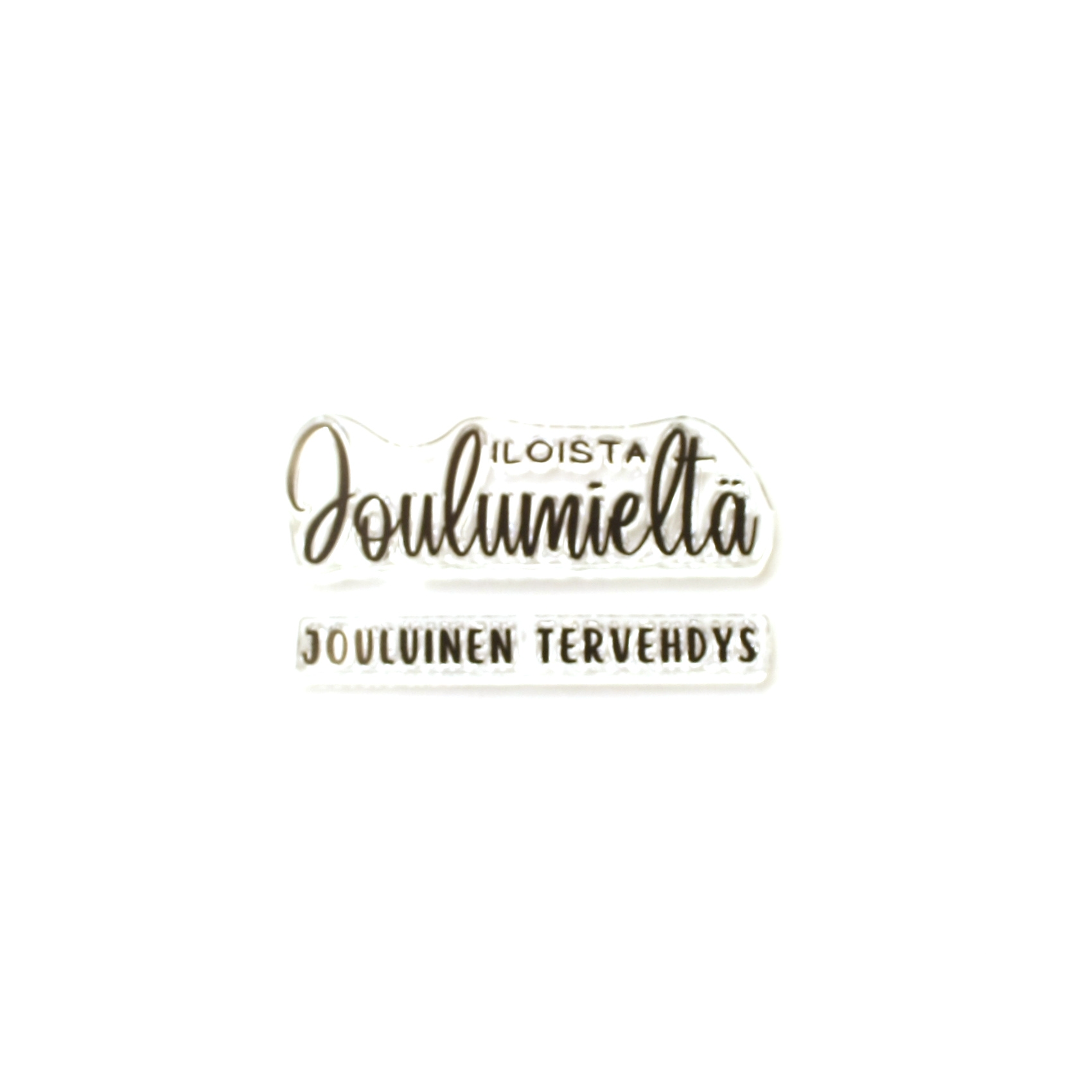 Akryylileimasin - Iloista Joulumieltä