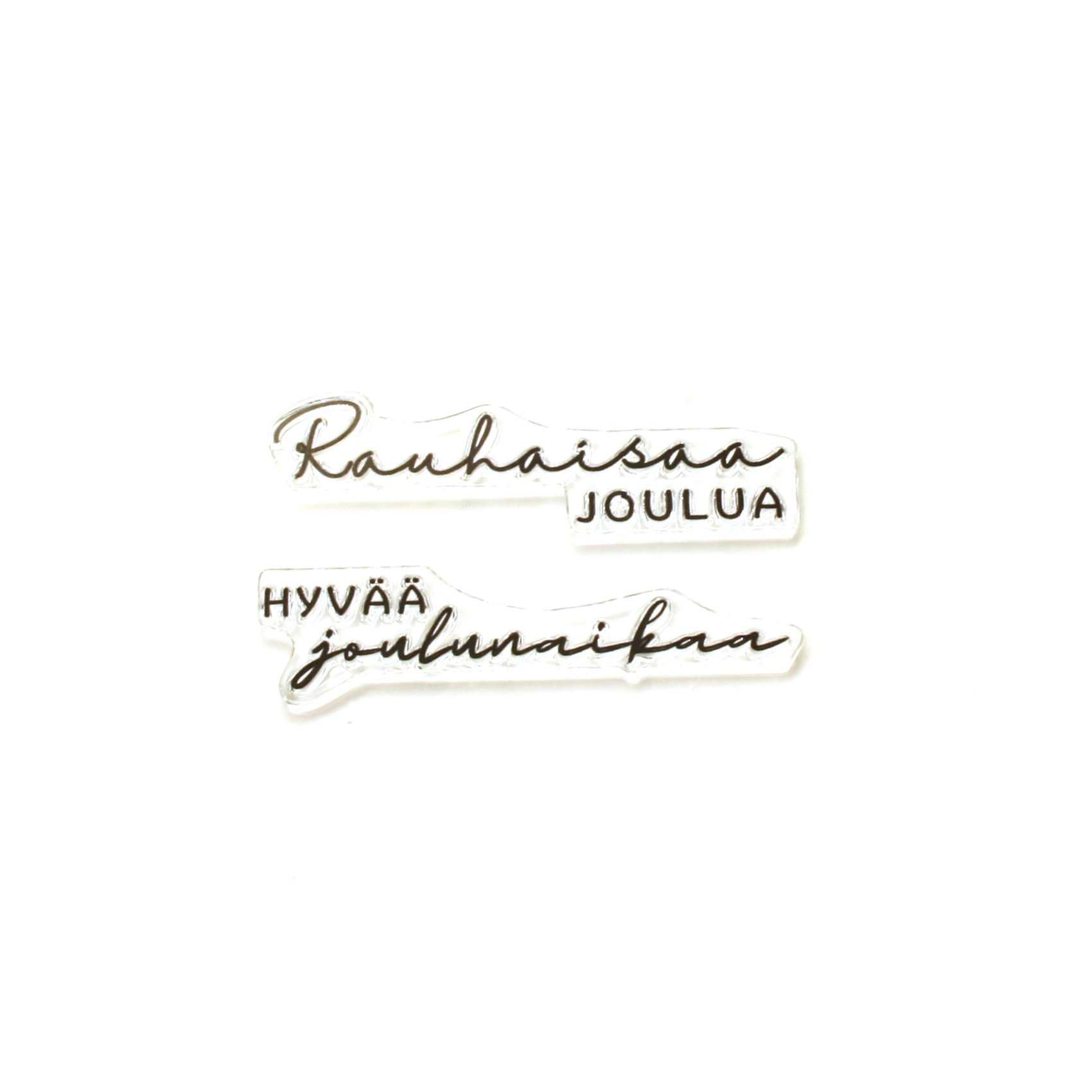 Akryylileimasin - Rauhaisaa Joulua